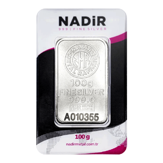 شمش نادیر ترکیه 999.9  100 گرمی